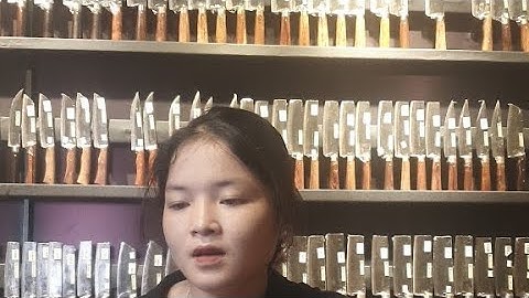 Livestream Các Mẫu Dao Thép Nhíp Rèn Thủ Công