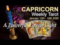 CAPRICORN Weekly Tarot 'A DOOR YOU'VE BEEN KNOCKING ON OPENS UP!" Spiritual Guidance Jan 12 - 18