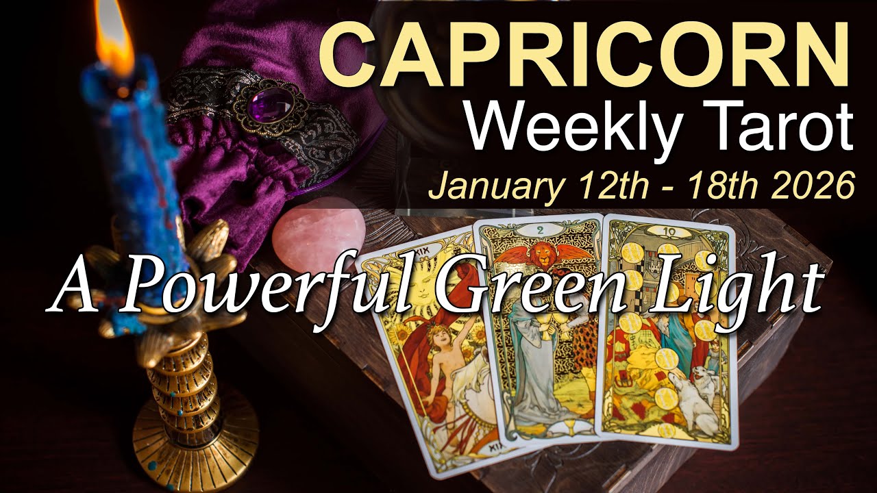 CAPRICORN Weekly Tarot 'A DOOR YOU'VE BEEN KNOCKING ON OPENS UP