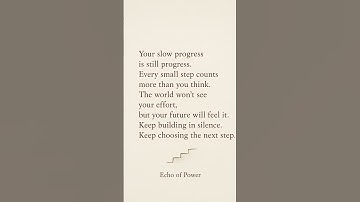 Slow Progress Still Wins — Keep Moving Forward #motivation #quotes #shorts
