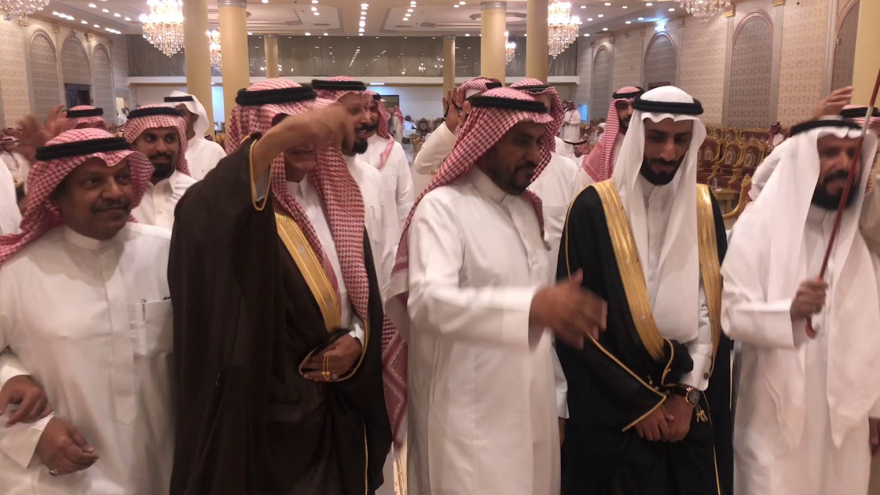 حفل زواج الابن عبدالله بن علي ال خزيم &كلمات الشاعرعدالله جراد & اداء المنشد خالد علي الحفاشي
