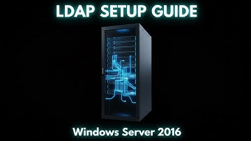How to set up LDAP on Windows Server 2016.