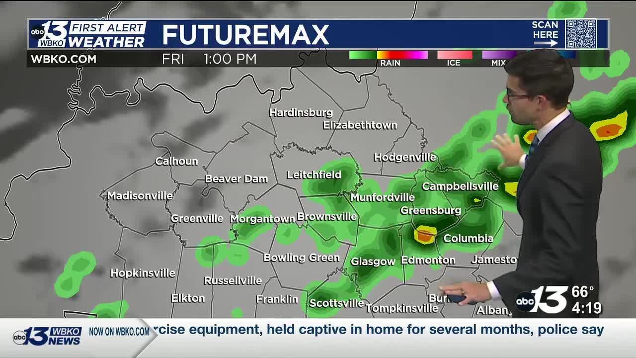 Tracking rain and storms on Friday - YouTube