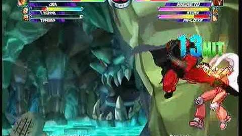MvC2 Online (360): FuzzyMooChicken (Jin/Tron/Gief) vs Brett (MSP) 12 .:5.12.10:.