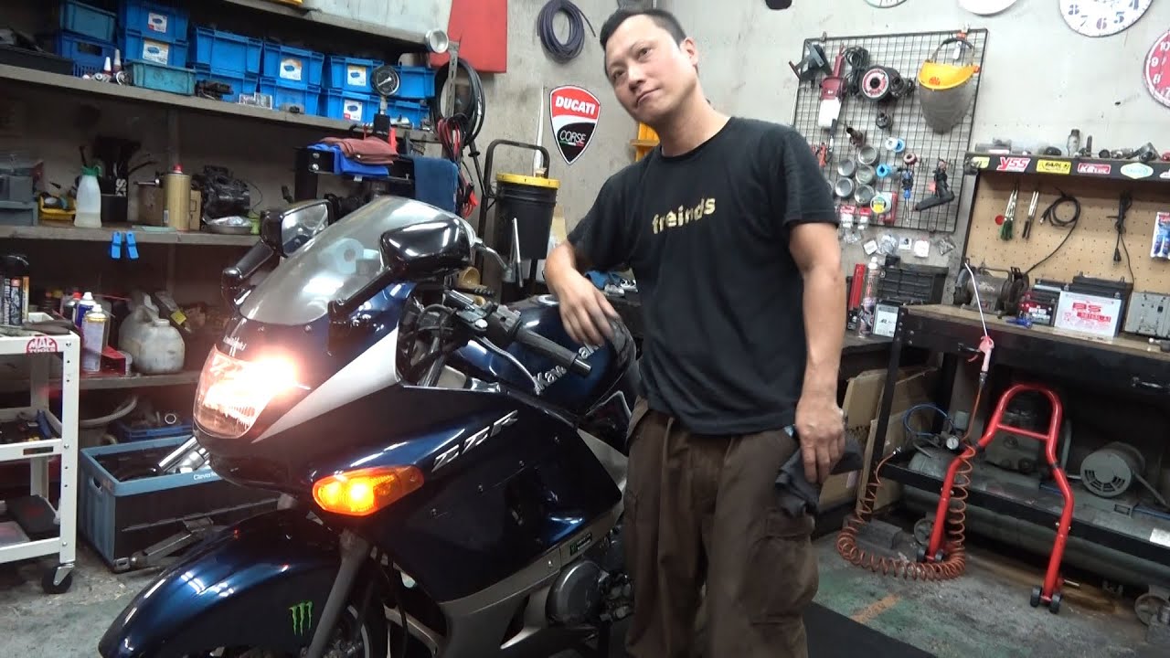 ZZR400　整備が終わって調子良くなりました