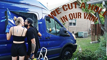 VAN LIFE | Ford Transit CRL Passenger Window Install