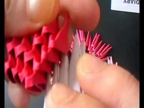 3D origami lovely valentines swan, lovely swan, hand works , hand ...