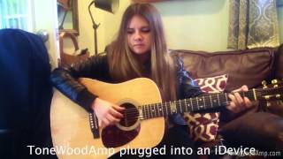 Video thumbnail of "Country Singer-Songwriter Arielle with the ToneWoodAmp"