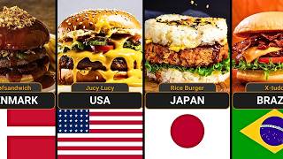 Top 50 Most Popular Burgers Around the World