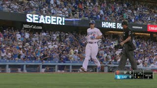 SF@LAD: Seager lifts a solo homer to left-center