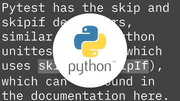 How do I disable a test using pytest?