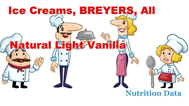 Breyers light ice cream nutrition facts