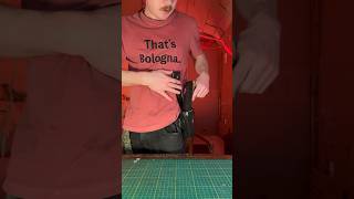 Cardboard Tac 45 with holster.