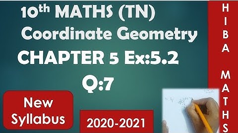 10th maths chapter 5 exercise 5.2 question 7 tn samacheer new syllabus 2020-2021