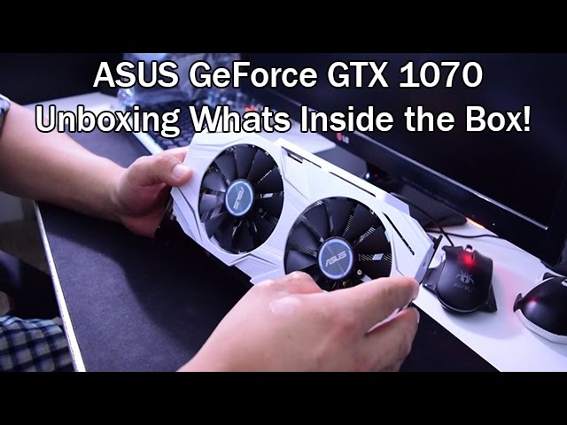 Asus GTX 1070 Dual 8GB GDDR5 White GPU!!!! Unboxing & Overview