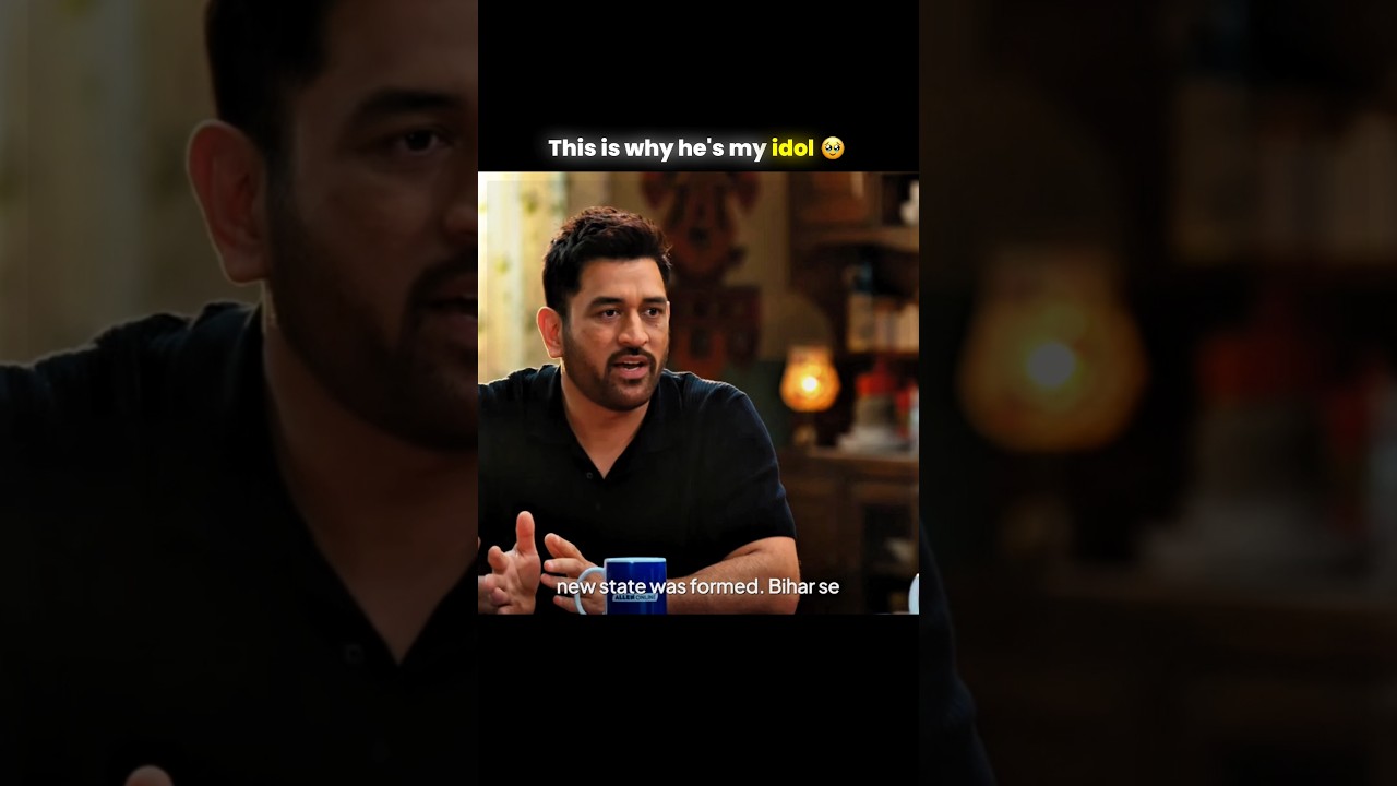 that's why Thala is my idol 🙌🏻💛 || #allen #msdhoni