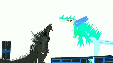 godzilla earth and godzilla in hell vs iceGao