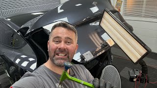 Tesla Tailgate Dent. Work Update! Dent-Remover