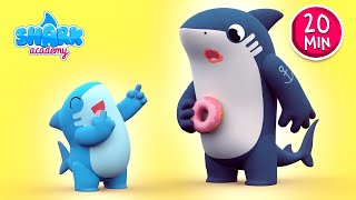 Johnny Johnny, Yes papa | Baby Shark version - Healthy Habits for kids | Kids Songs | Shark Academy