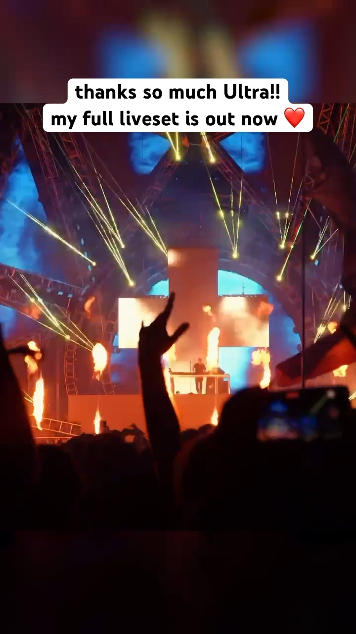 thank you Ultra Miami!! ❤️❤️