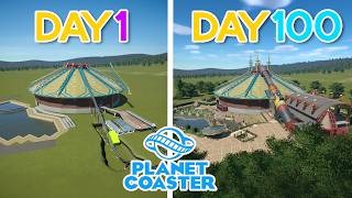 I built SPACE MOUNTAIN in 100 Days in Planet Coaster! Again in Planet Coaster 2