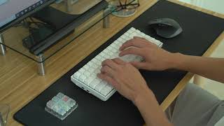 Keychron K2 RGB + T1 Stem in Gateron Housing (Filmed/Lubed) + DROP Skylight PBT Doubleshot ASMR
