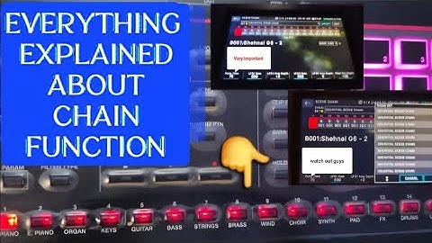 Fantom-06 Very informative video related to chain function Fantom-06 (Part -16)#roland #rolandfantom