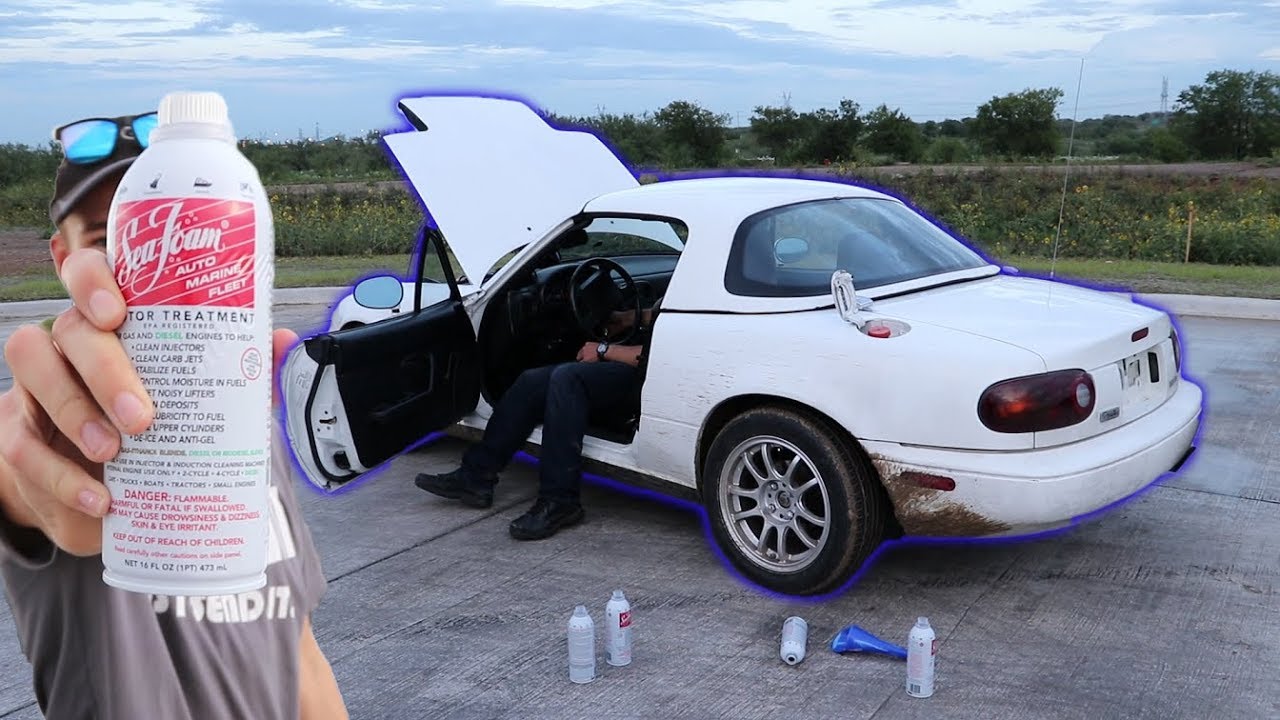 We Put STRAIGHT Sea-Foam In Our Racecar!