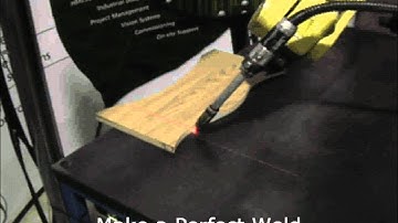 Vision Guided Robot Welding Curve Using 3D Vision & Point Cloud