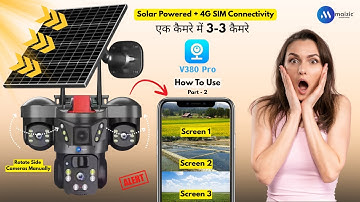 How To Install Maizic 4g Trion Solar CCTV Camera | V380 Pro  Solar Full Setup | Maizic Smarthome