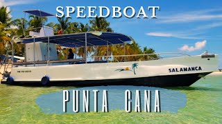 Punta Cana Speedboat Tour to Saona Island, Piscina Natural, Canto de la Playa &amp; Mano Juan Village