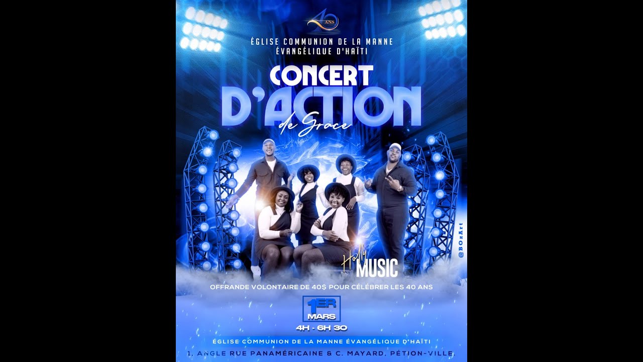 ECMEH || Concert d’Action de Grâce| 40ᵉ Conférence Annuelle|Dim. 01 Mars 2026.