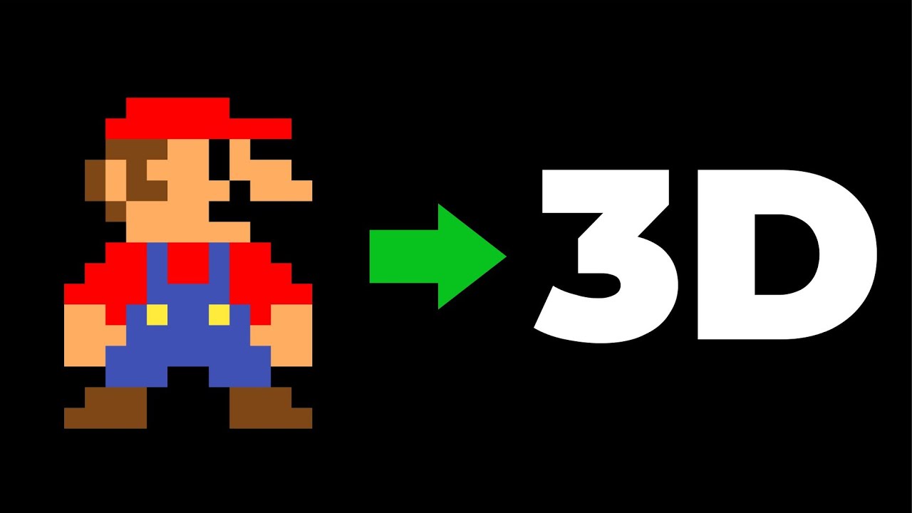 Como hacer a Super Mario Bros en 3D - YouTube