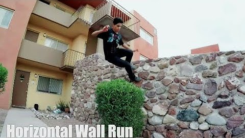 HORIZONTAL WALL RUN TUTORIAL! (HOW TO RUN ON WALLS IN REAL LIFE!)