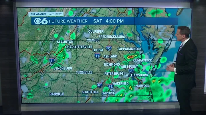 Tracking more scattered showers, thunderstorms for Saturday