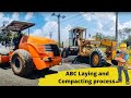 Aggregate Base Course Layer making process | Modern road construction