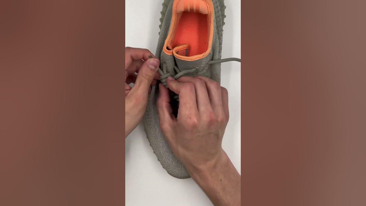 Yeezy 350 Lacing - YouTube