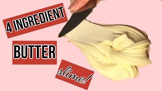 4 Ingridient Butter SLIME! | Without Clay or Shaving Cream! screenshot 2