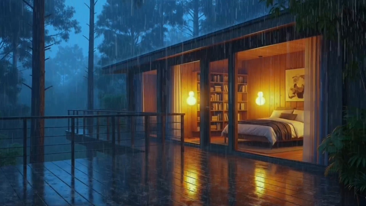 Forest Rain for Deep Sleep | Relaxing Nature Sounds & Insomnia Relief.