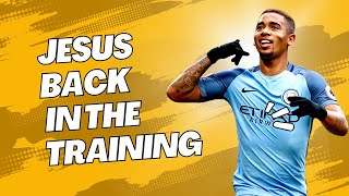 Gabriel Jesus✅ Back To Training At Today's Arsenal Training Arsenal Fans Are Excited To See Him Back