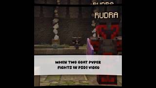 ShadowPear_1 Vs RUDRA 🔥🔗 | ‎⁨@PSD1⁩  #minecraft #tweetreels