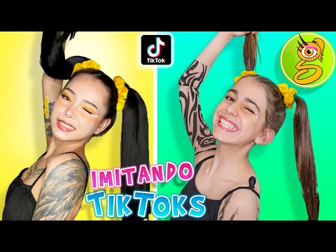 Imitando a TikTokers famosas