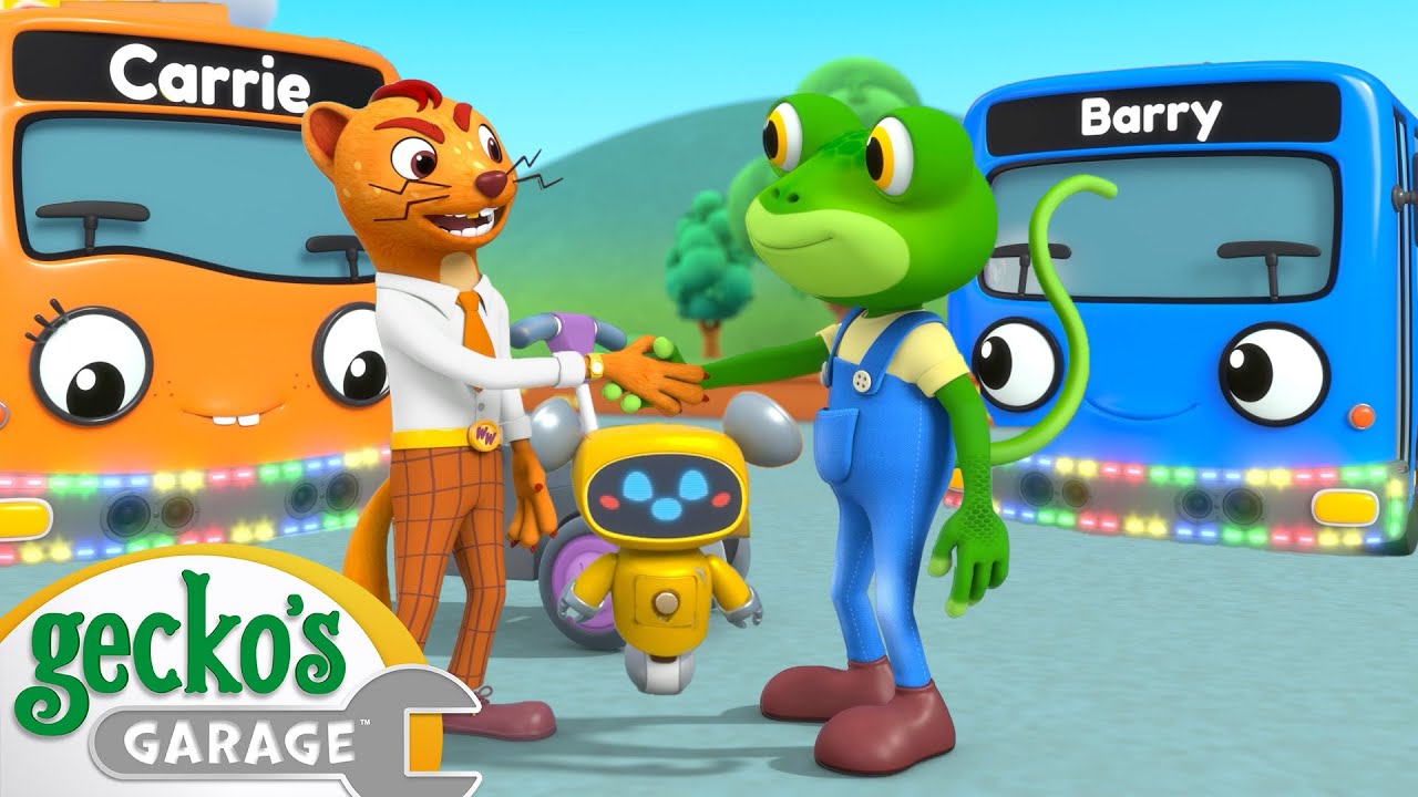 Bumper Boo Boo Battle! | Gecko's Magical World | Animal & Vehicle ...