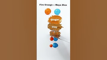 What color do mixing these make? #oddlysatisfying #shorts #asmrtriggers #trending #colortheory #art