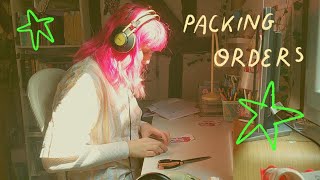 two days of packing orders ꒰ mini vlog ꒱