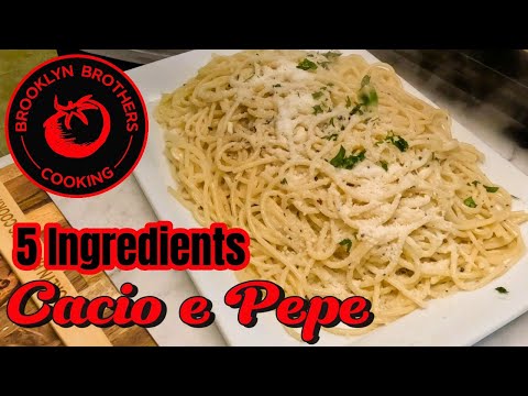 Chef Dom Shows you how to make the BEST Cacio e Pepe Pasta