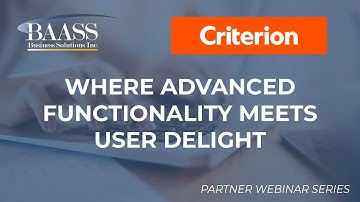 Leading Criterion HCM Solution for Smarter Workforce Management!