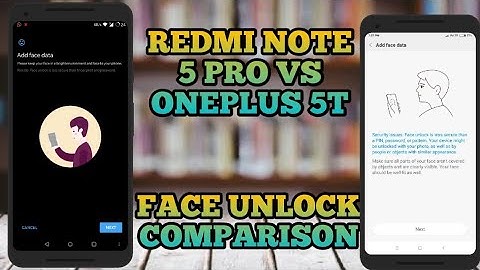 redmi note 5 pro face unlock vs oneplus 5t |oneplus 5t face lock vs redmi