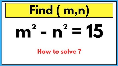 A Very Nice Maths Olympiad Question || How to find the value of m,n? ||