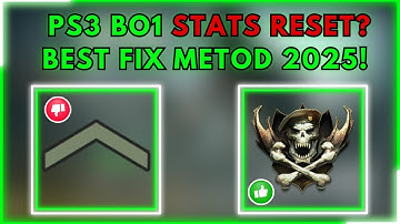 FIX Black Ops PS3 Stats Reset Error (2025) | Full Tutorial & Best Working Method!